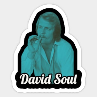 Retro David Soul Sticker